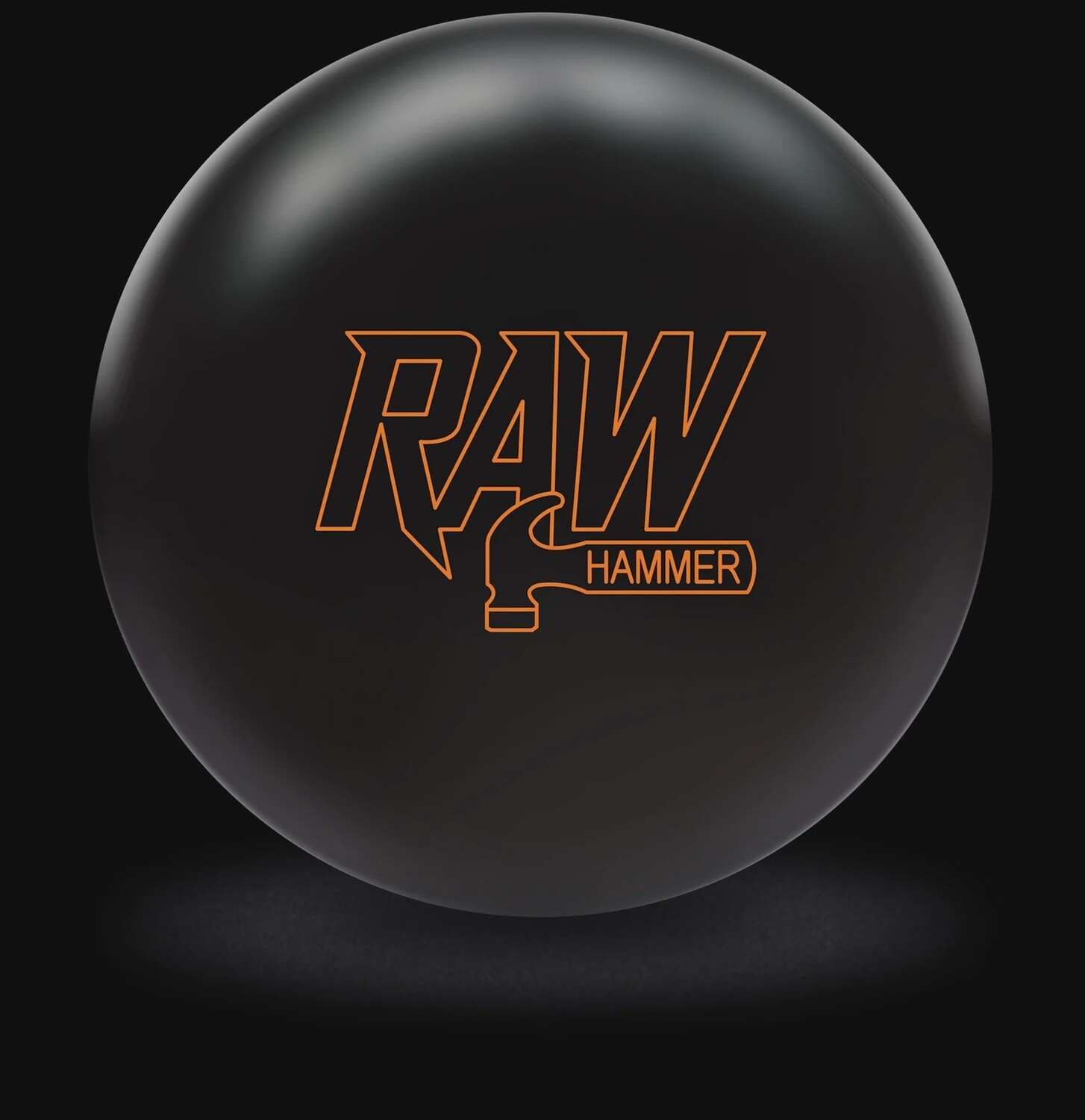 RAW HAMMER BLACK SOLID, Weight: 10, Ball Type: Lower Mid Range
