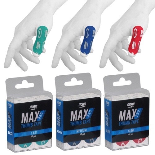 MAX PRO STRIPS THUMB TAPE PACK OF 40, Color: Green/Fast