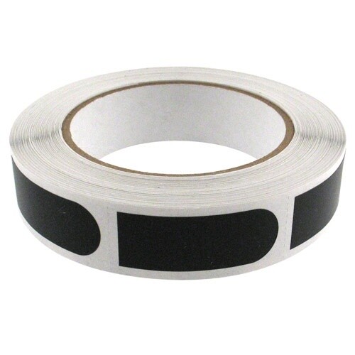 THUMB TAPE 500 PIECE ROLL 3/4&quot; BLACK