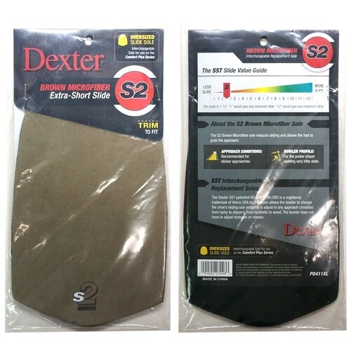 S2 OVERSIZE BROWN MICROFIBER COMFORT PLUS SLIDE SOLE