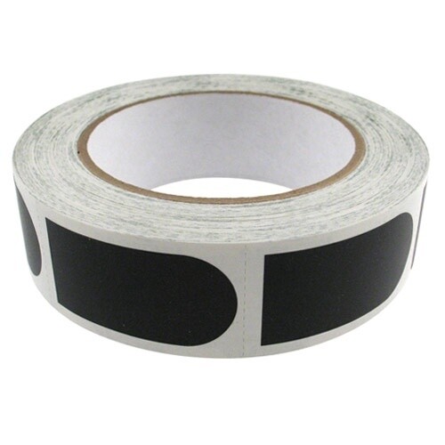 THUMB TAPE 500 PIECE ROLL 1&quot; BLACK