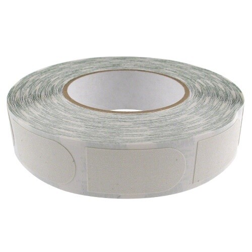 THUMB TAPE 500 PIECE ROLL 1&quot; WHITE