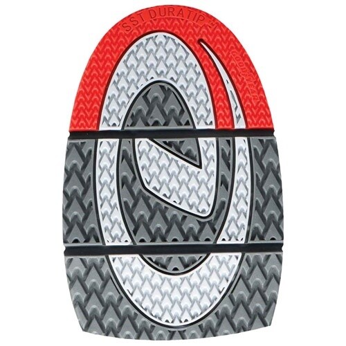 T·H·E 9 TRACTION SOLE - MOST TRACTION 2 GREY/RED AEROGRIPS, Size: XXSMALL