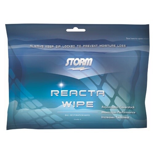 REACTA WIPE BALL CLEANER WIPES (20/POUCH)