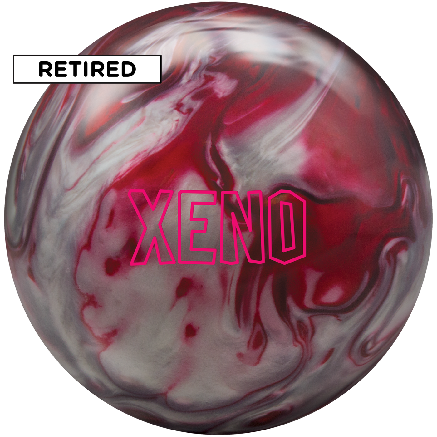 XENO PEARL RED/SILVER, Weight: 15, Ball Type: Upper Mid Range