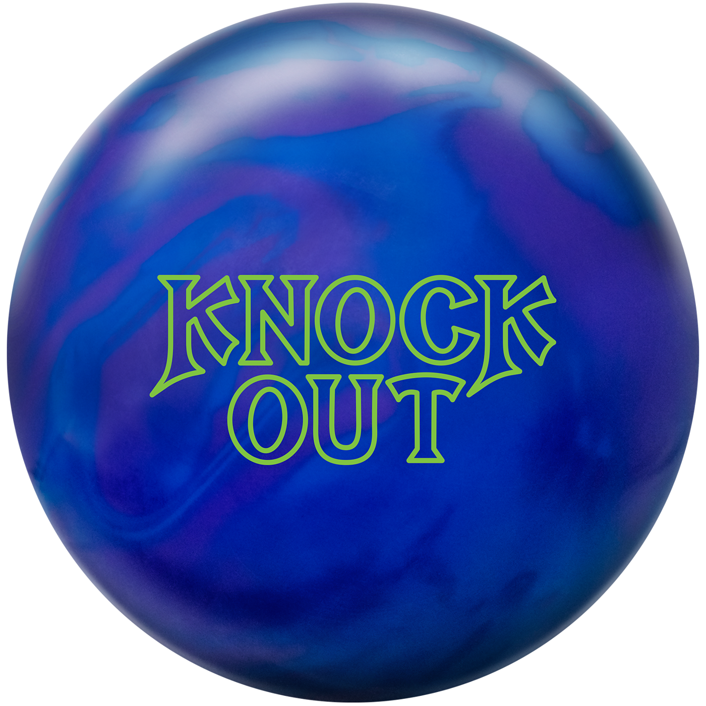 KNOCK OUT BRUISER BLUE/PURPLE SOLID, Weight: 12, Ball Type: Upper Mid Range