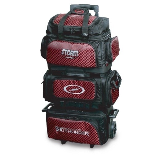 6B ROLLING THUNDER, Color: Black /Checkered Red