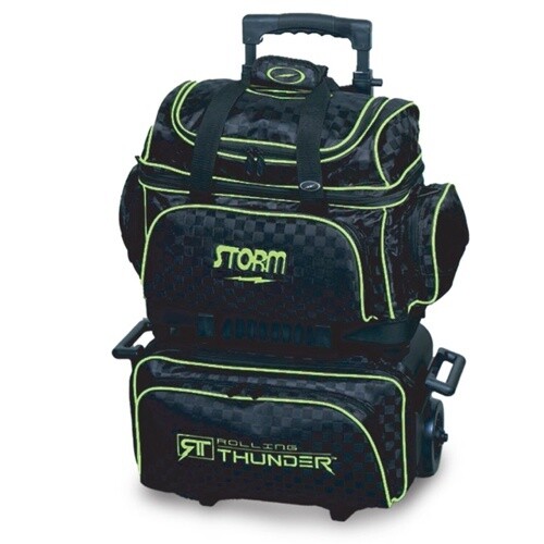 4B ROLLING THUNDER, Color: Black/Lime
