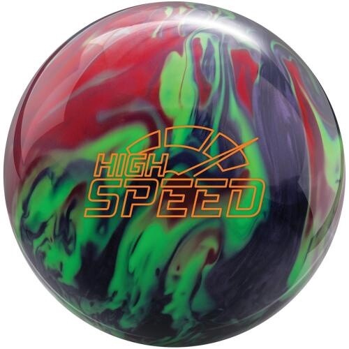 High Speed Smoke/Lime/Scarlet Hybrid, Weight: 12, Ball Type: High Performance
