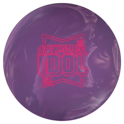 Optimum Idol Heliotrope Purple Solid, Weight: 12, Ball Type: Upper Mid Range
