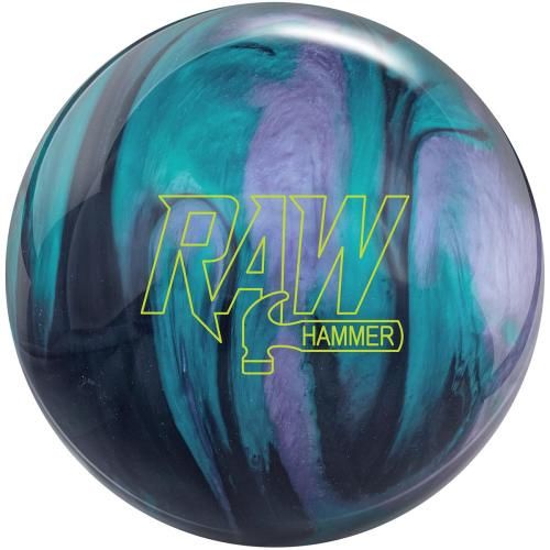 Raw Hammer Black/Purple/Teal Pearl, Weight: 10, Ball Type: Lower Mid Range