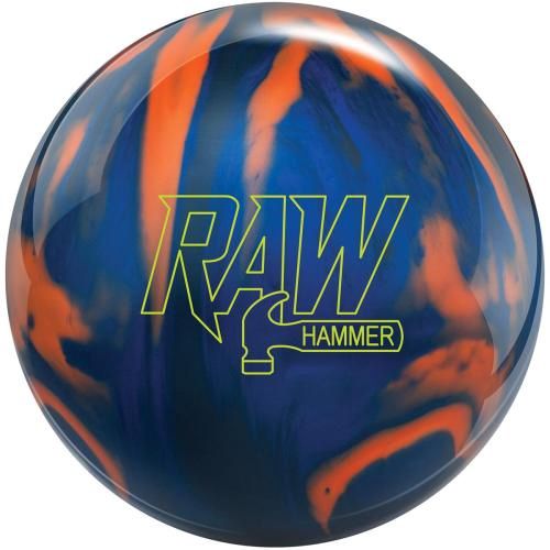 Raw Hammer Blue/Black/Orange Hybrid, Weight: 10, Ball Type: Lower Mid Range