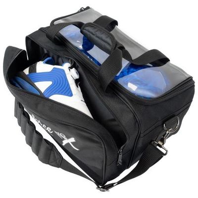 Fast Double Tote with Shoes Black