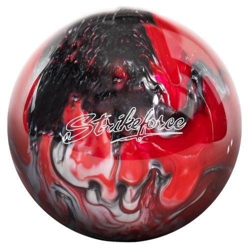 Strikeforce Polyester Red/Black/White, Weight: 6#, Ball Type: Polyester