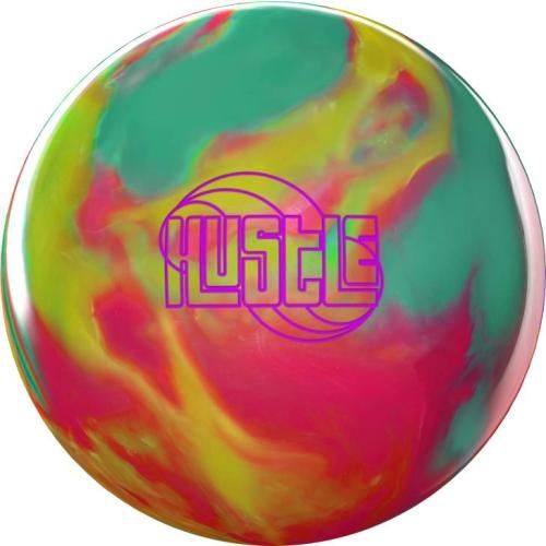 Hustle Glow Mint/Fuchsia/Lemon Pearl, Weight: 10, Ball Type: Lower Mid Range