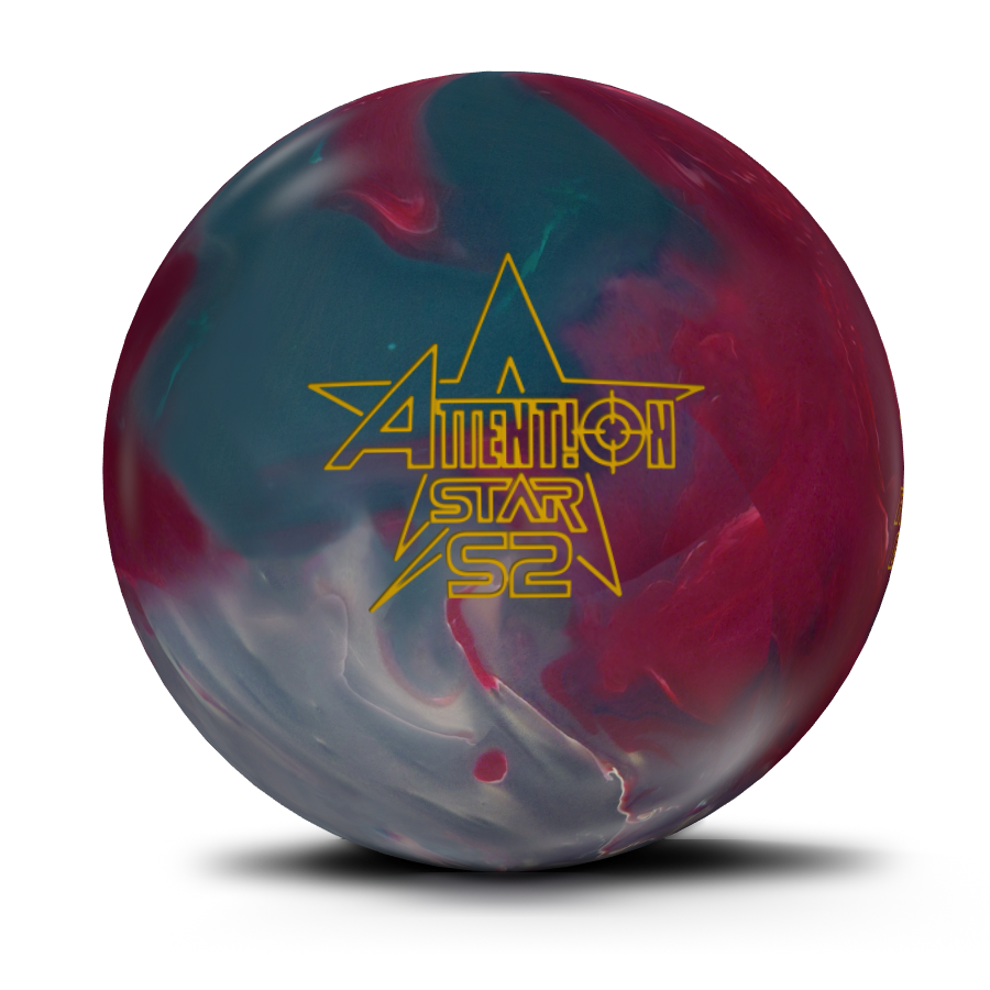 Attention Star S2 Berry/Silver/Black Aqua Hybrid, Weight: 12#, Ball Type: High Preformance