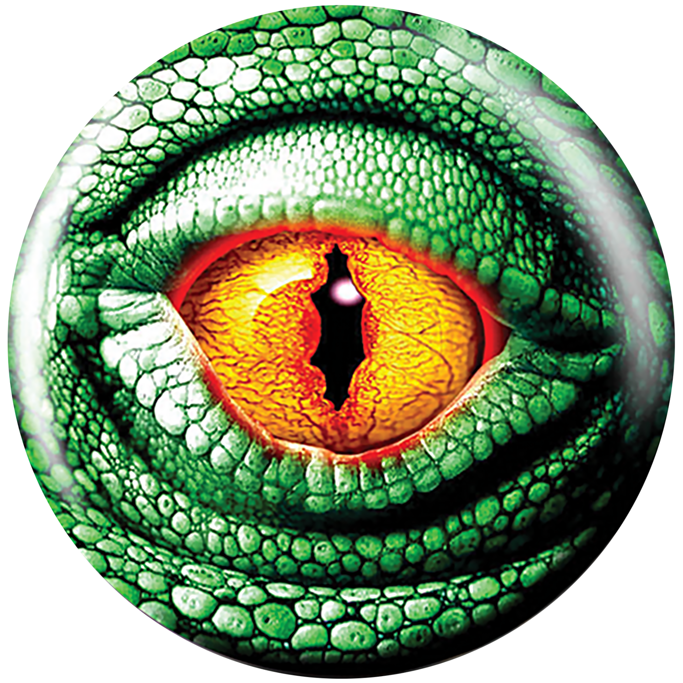 LIZARD EYE GLOW VIZ-A-BALL, Weight: 6, Ball Type: Polyester