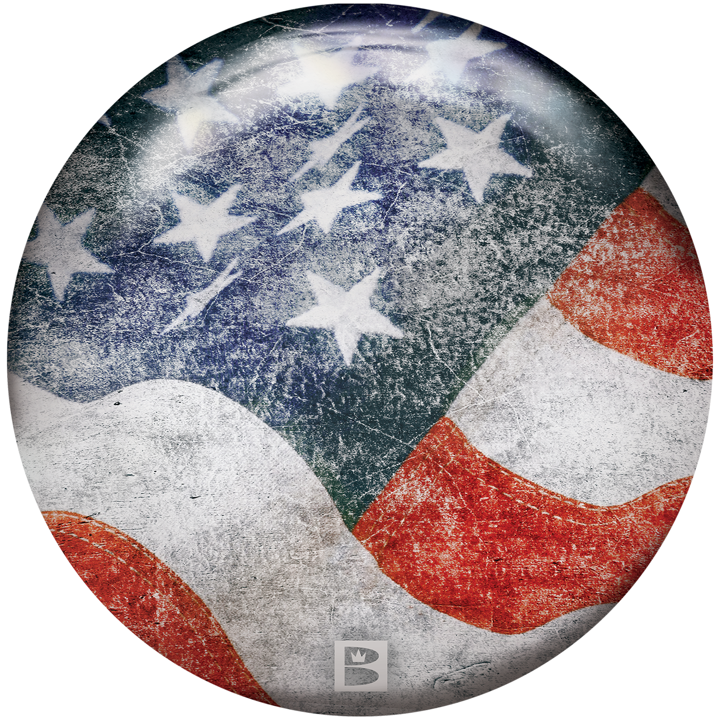 STARS AND STRIPES VIZ-A-BALL, Weight: 6, Ball Type: Polyester