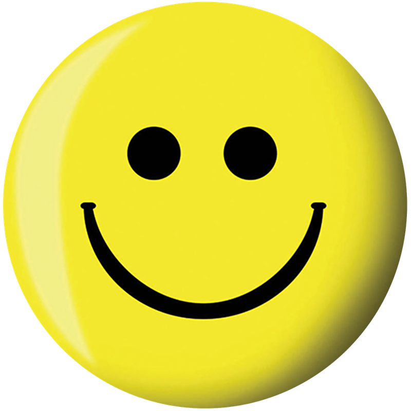 SMILEY FACE POLYESTER VIZ-A-BALL