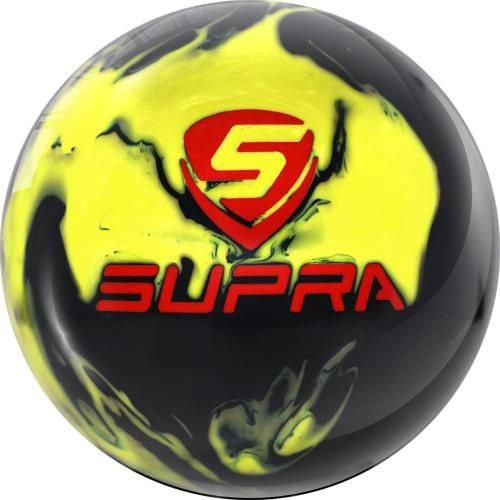 Supra Clutch Solid Black/Yellow Pearl Hybrid, Weight: 12#