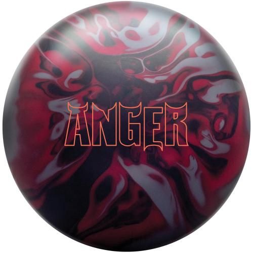 Anger Solid Black/Crimson/Grey/108419, Ball Type: Mid Range, Weight: 12#