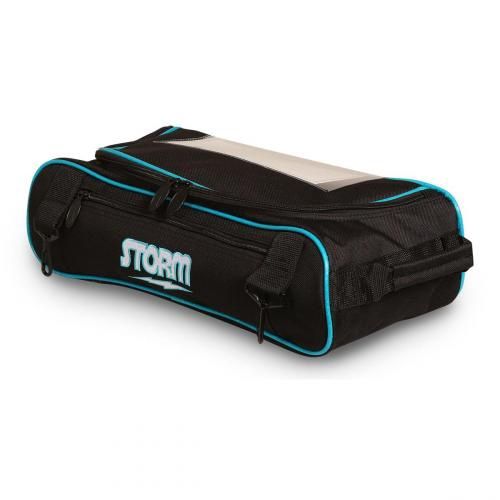 3 Ball Shoe Bag Black/Blue, Color: Black/Blue