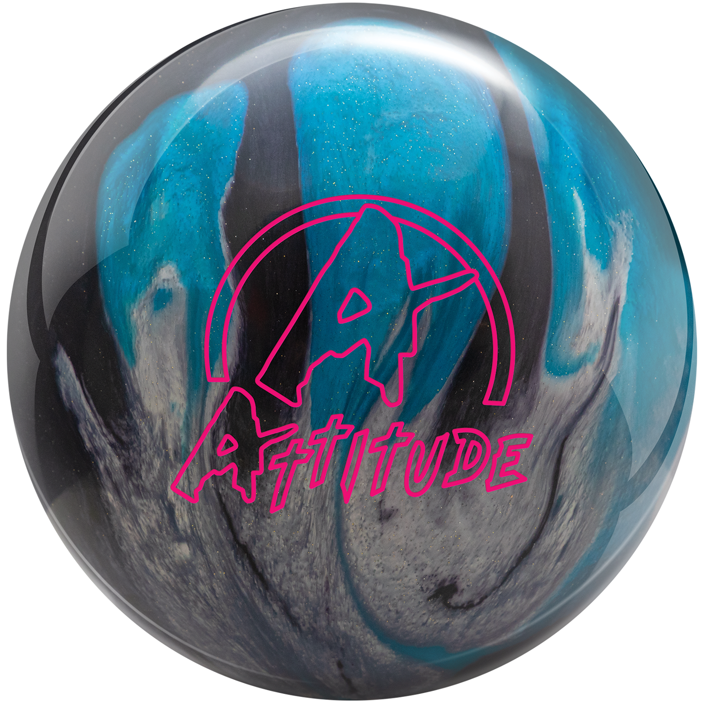 Attitude Aqua/Silver/Black Pearl, Ball Type: Advanced, Weight: 12