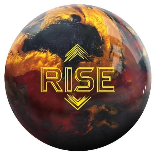 Rise Red/Black/Gold Pearl, Ball Type: Lower Mid Range, Weight: 10#