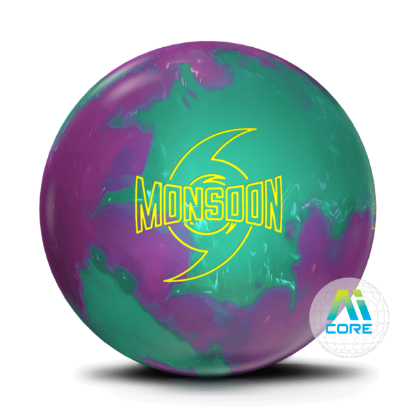 Monsoon Plum/Emerald Solid/STBBMVMN, Ball Type: Mid Range, Weight: 12#