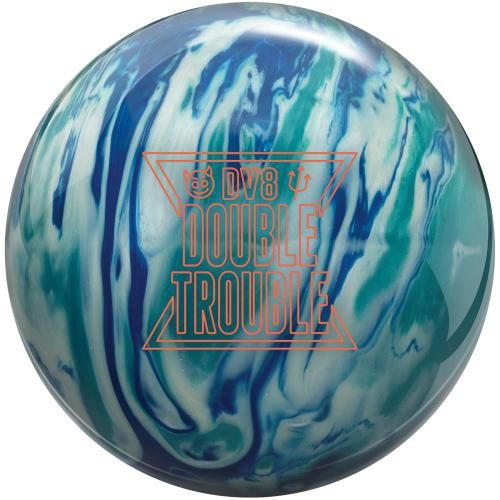 Double Trouble Blue/White/Teal Pearl /108591, Ball Type: Upper Mid Range, Weight: 12
