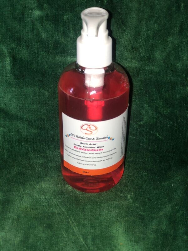 Boric Acid Wash Red Bubblegum/Cotton Candy
