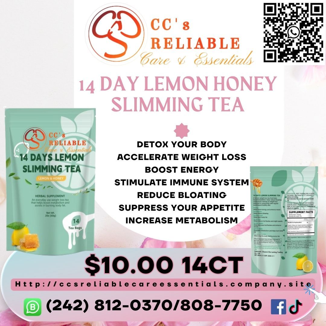 14 Day Lemon and Honey Slimming Tea