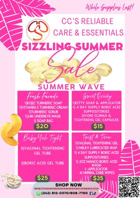 Sizzling Summer  PACKAGES