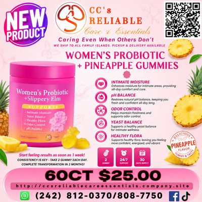 Women’s probiotics pineapple Flavor