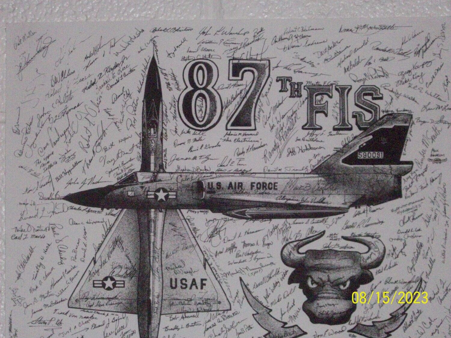 F-106 Ultimate fighter  Alumni Signed