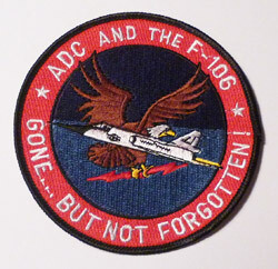 ADC &amp; F-106 Gone but not forgotten 4&quot; Patch