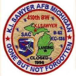 410-th BMW - K. I. Sawyer Gone but not Foregotten 4.5&quot; Patch