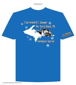 I Survived K. I. Sawyer Lt Blue 2XL