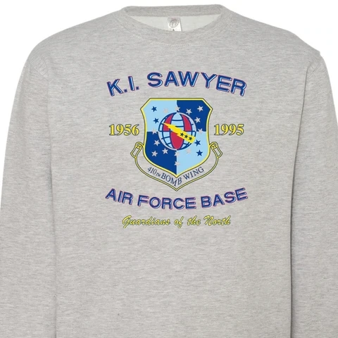 Sweatshirt 410th  Bomb Wing Heather Grey 3XL