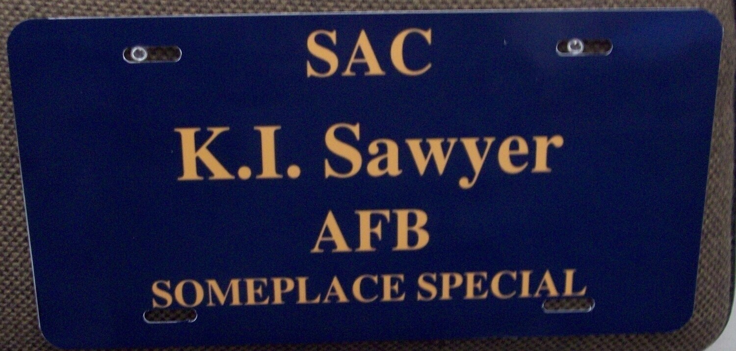 SAC K. I. Sawyer AFB Replica Plate