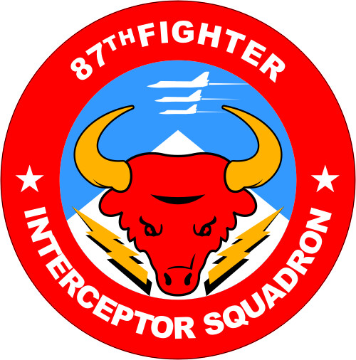 87th FIS Window Sticker, 5 inch Diameter