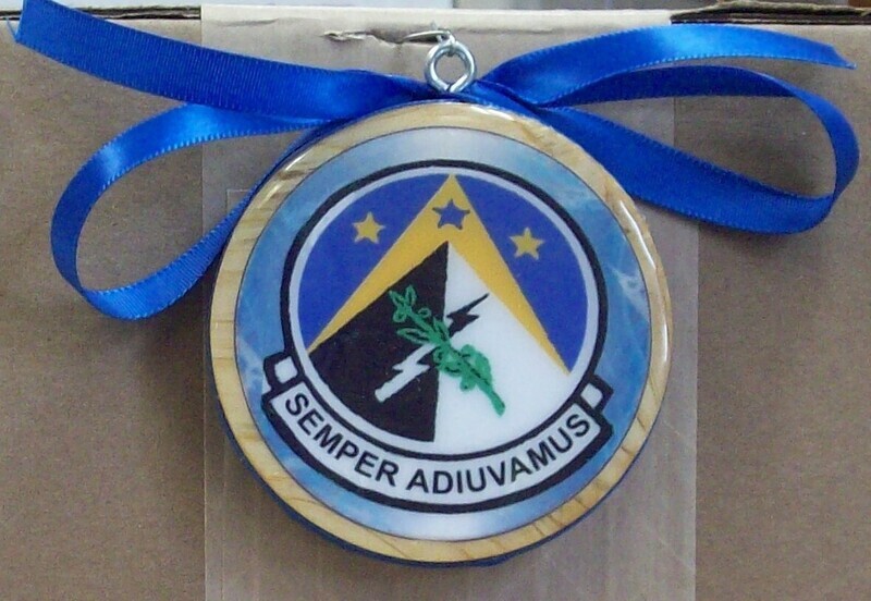 Christmas Ornament, 410 Field Maintenance Squadron Crest