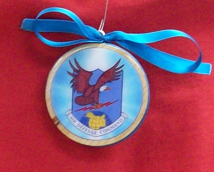 Christmas Ornament Air Defense Command Crest