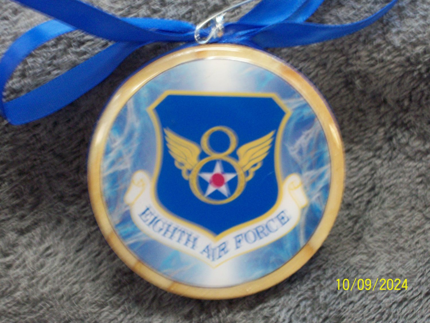 Christmas Ornament, 8th Air Force Crest