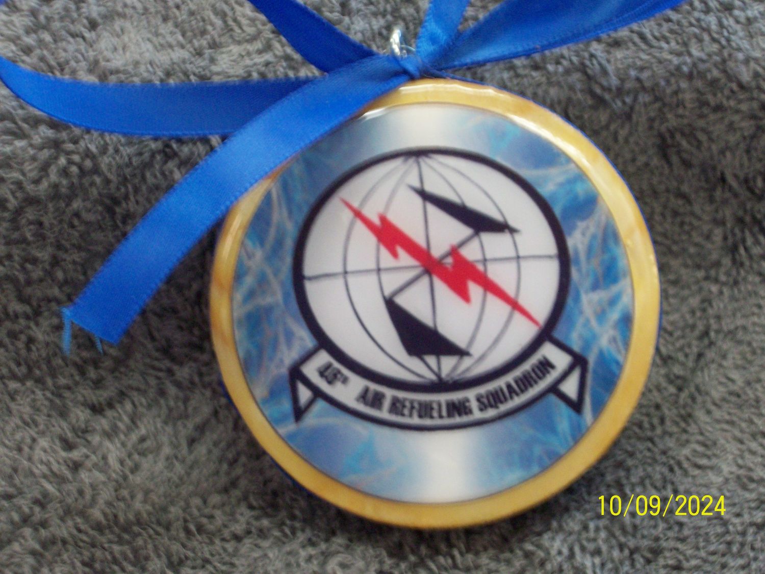 Christmas Ornament, 46th ARS Crest