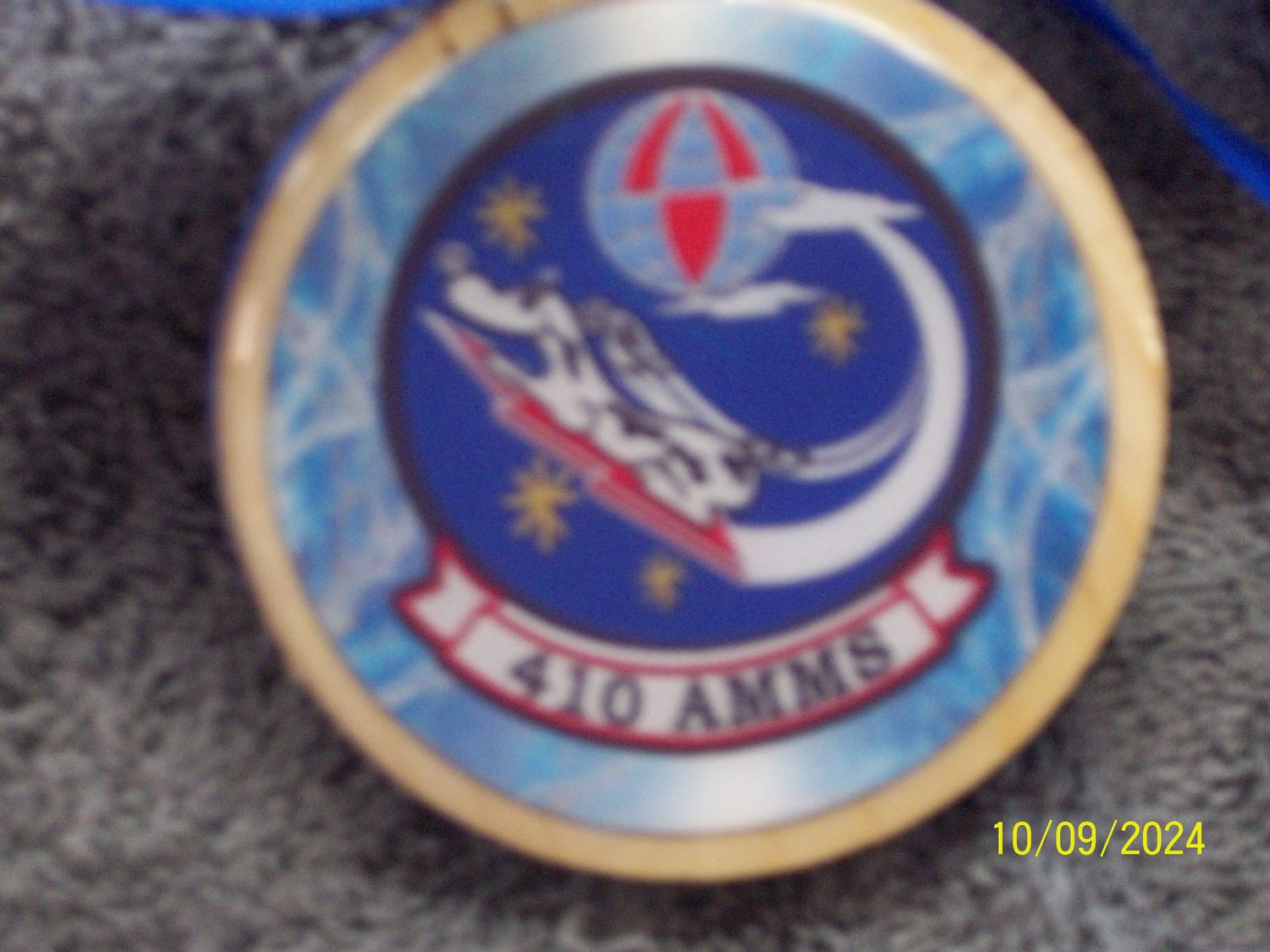 Christmas Ornament, 410th AMMS Sqdn Crest