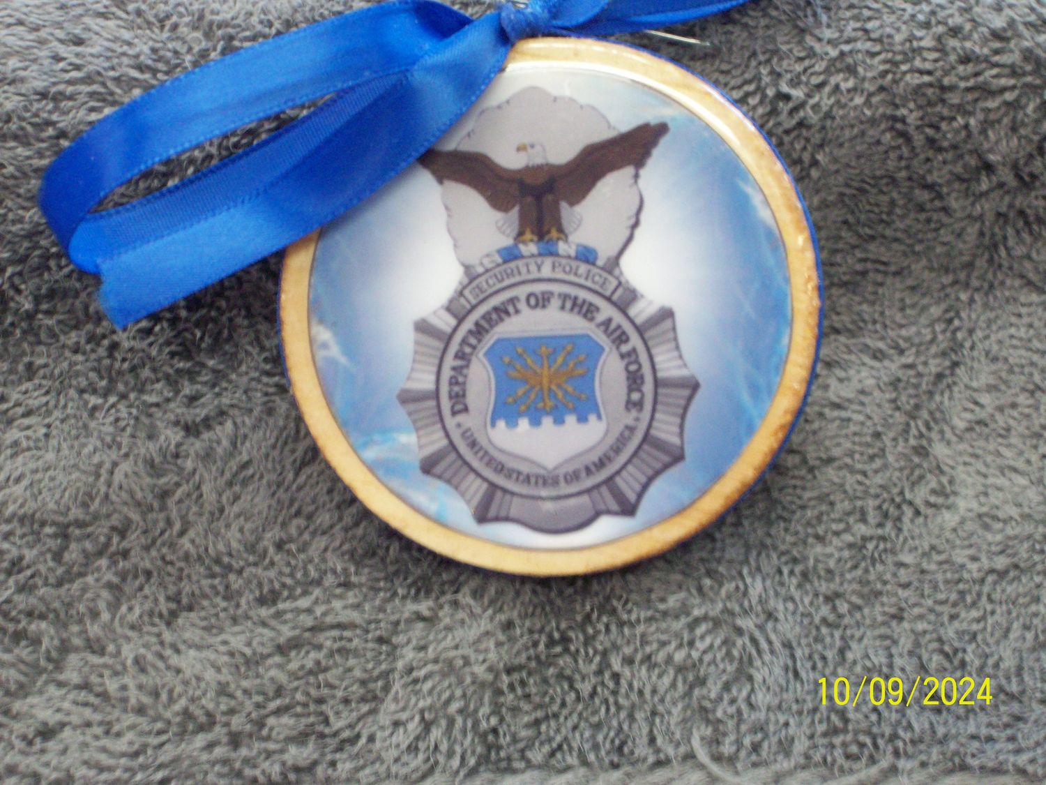 Christmas Ornament, 410th SPS Sqdn Crest