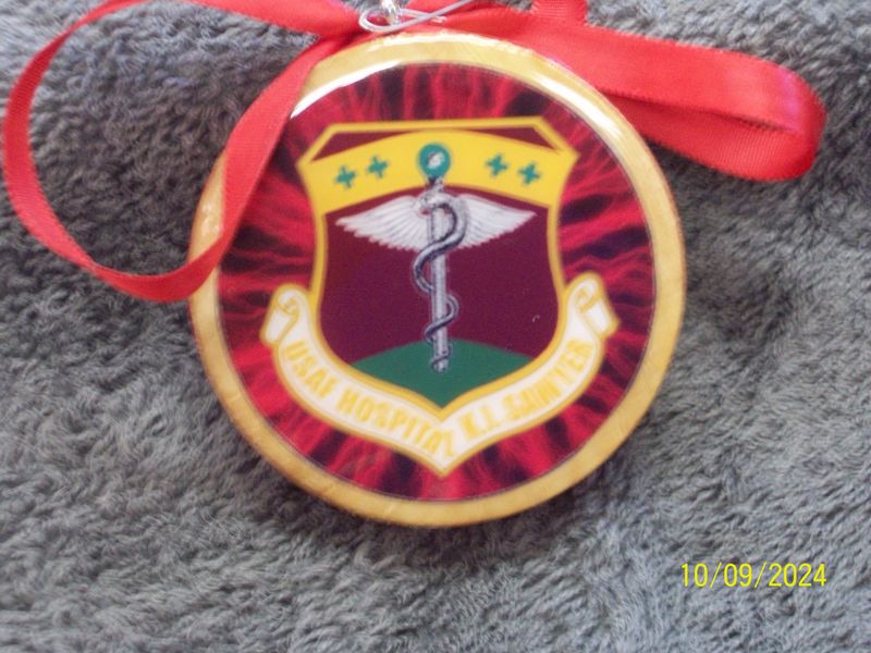 Christmas Ornament, U S A F Hospital Squadron