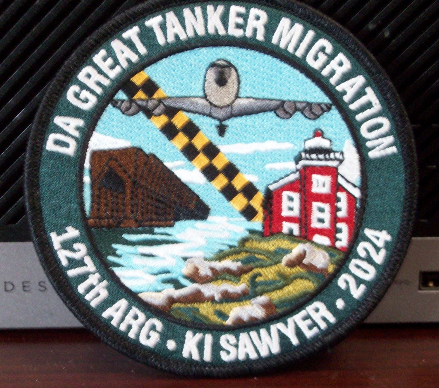 127th ARG Great Taner Migration Full Color Patch (Iron On)