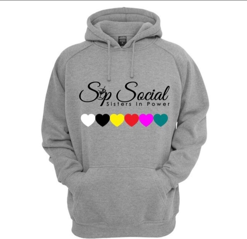 SIP Social Heart Collection Hoodie